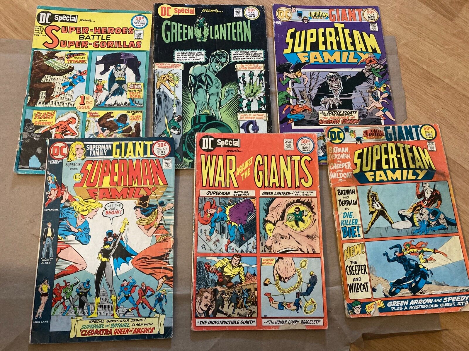 DC Special 50 Cent Giant Super-Team Family Superman Family Bronze Age Reader Lot