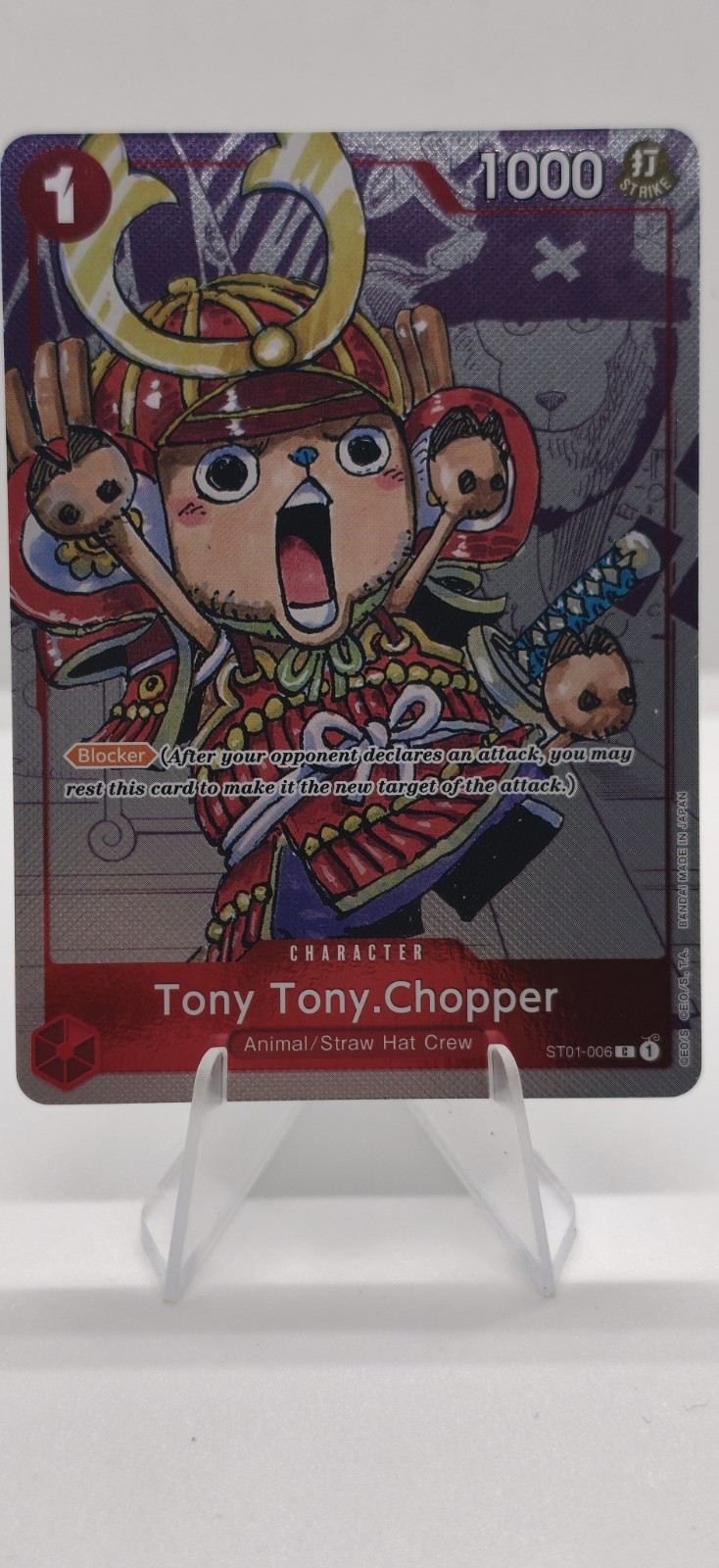 Tony Tony Chopper ST01-006 25th Anniversary Promo One Piece TCG English Tony Tony Chopper ST01-006 25th Anniversary Promo One Piece TCG English