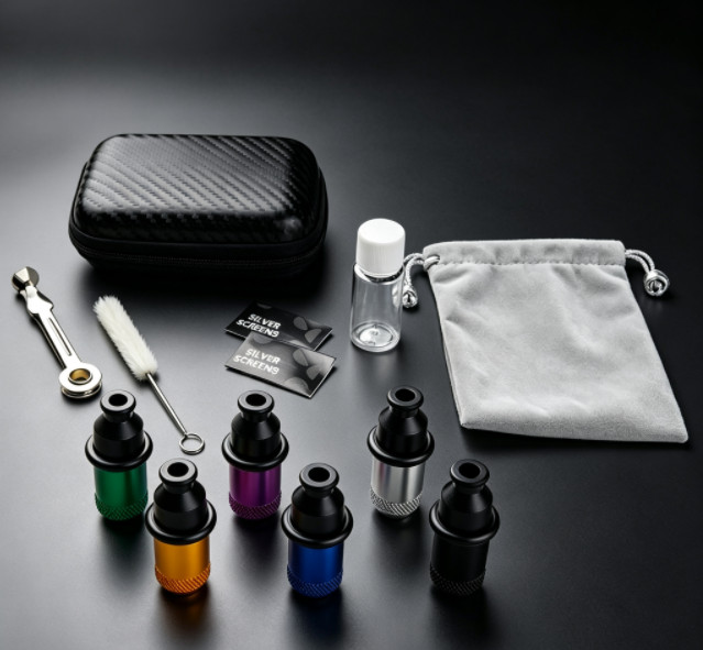 New 6Pc Mini One Hitter  Tobacco Portable Smoking Pipe With Tool quick arrival