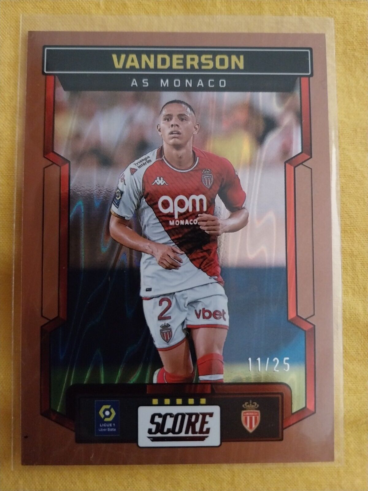 Vanderson As Monaco 11/25 League Score Panini 1 2023-24