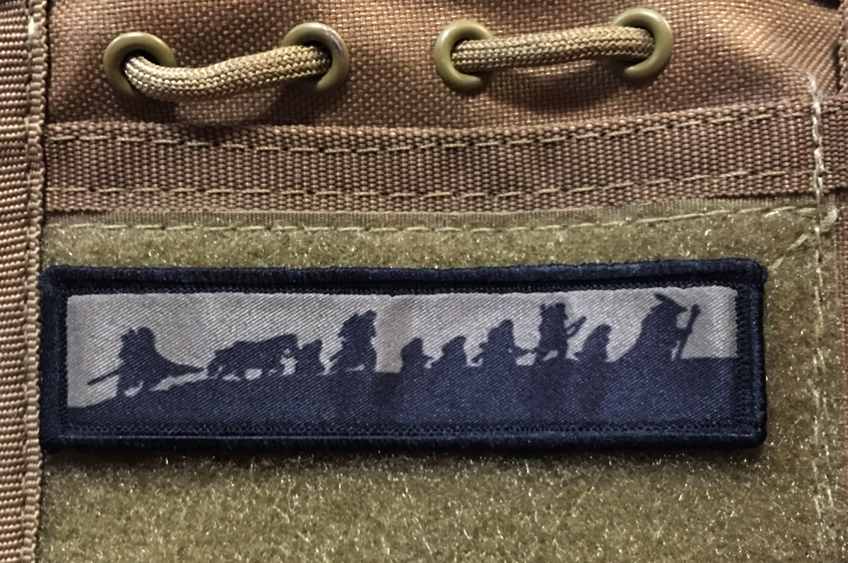 1x4 Lord of the Rings Morale Patch Tactical Military Army Badge Hook Flag 1x4 Lord of the Rings Morale Patch Tactical Military Army Badge Hook Flag