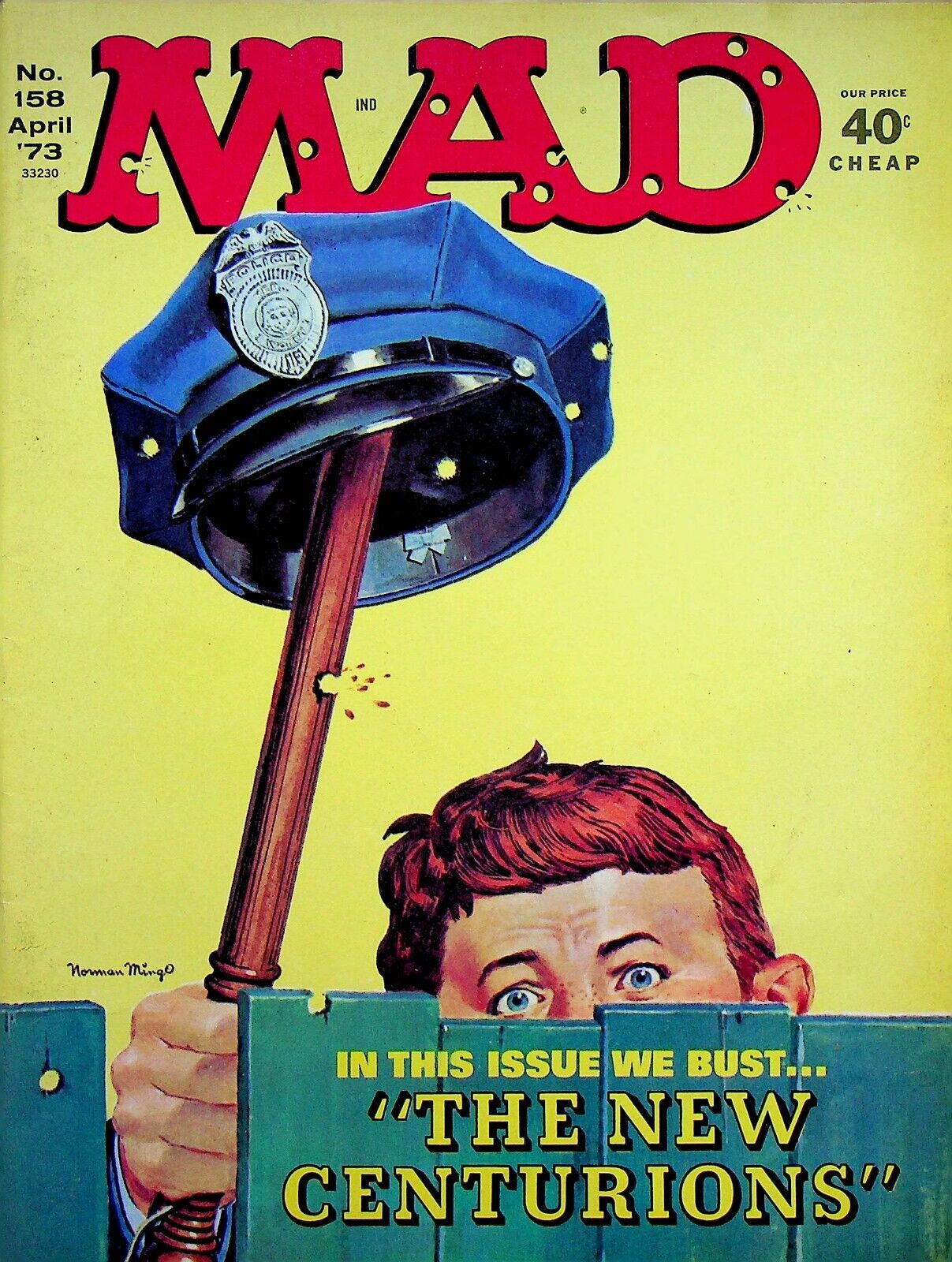 Vintage MAD Magazine Issue No. 158 April 1973