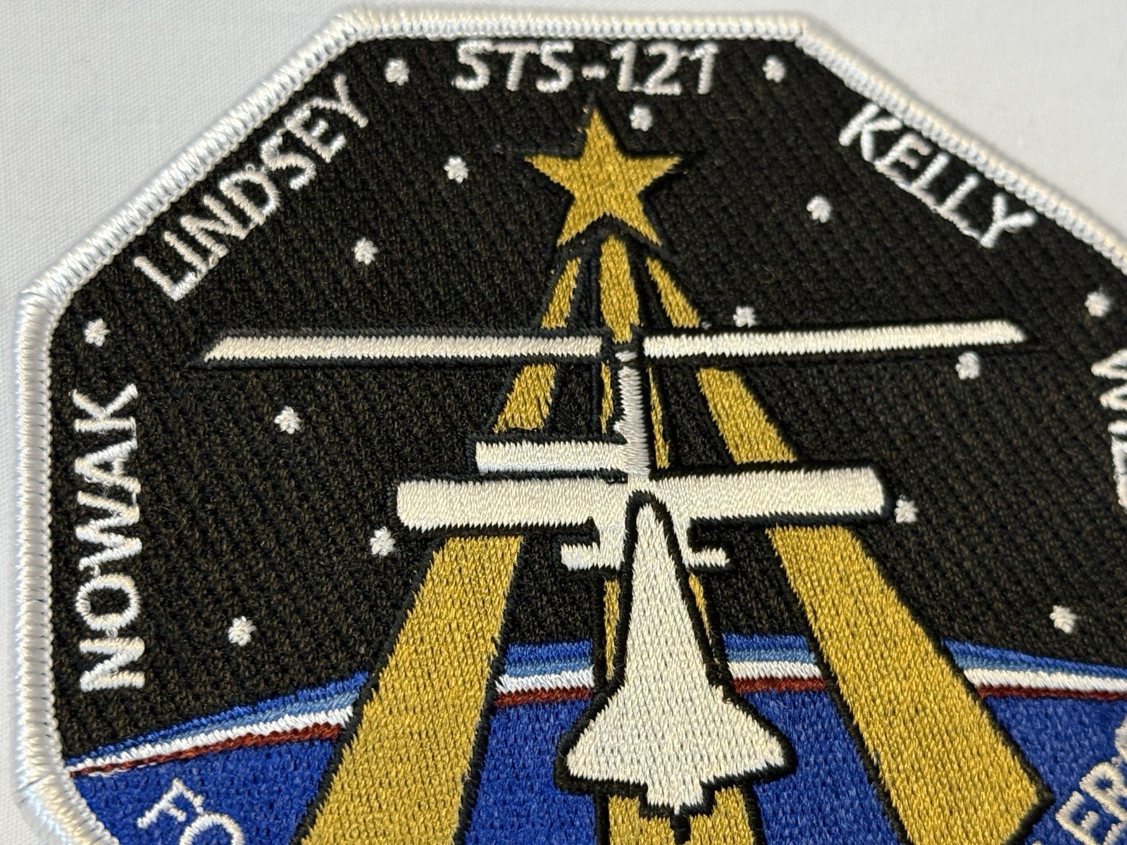 Vintage NASA Patch STS-121 Space SHUTTLE DISCOVERY Lindsey Kelly Nowak Sellers