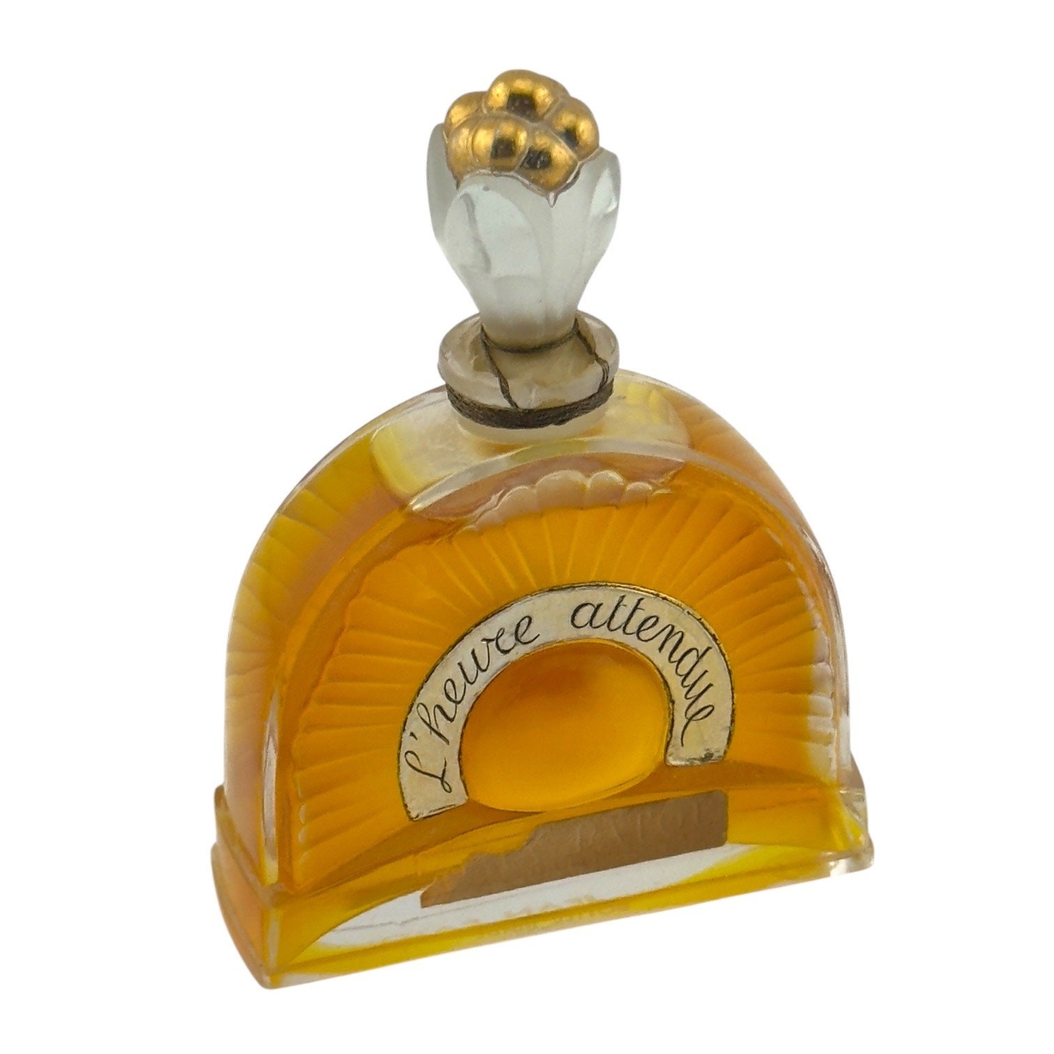 Vintage Jean Patou L’Heure Attendue Parfum Baudruche Sealed Art Deco Flacon Vintage Jean Patou L’Heure Attendue Parfum Baudruche Sealed Art Deco Flacon