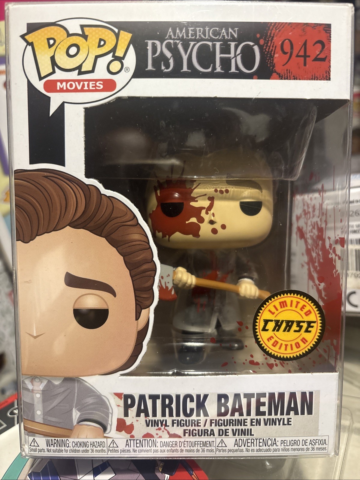 Funko Pop American Psycho Patrick Batman 942 Chase Funko Pop American Psycho Patrick Batman 942 Chase