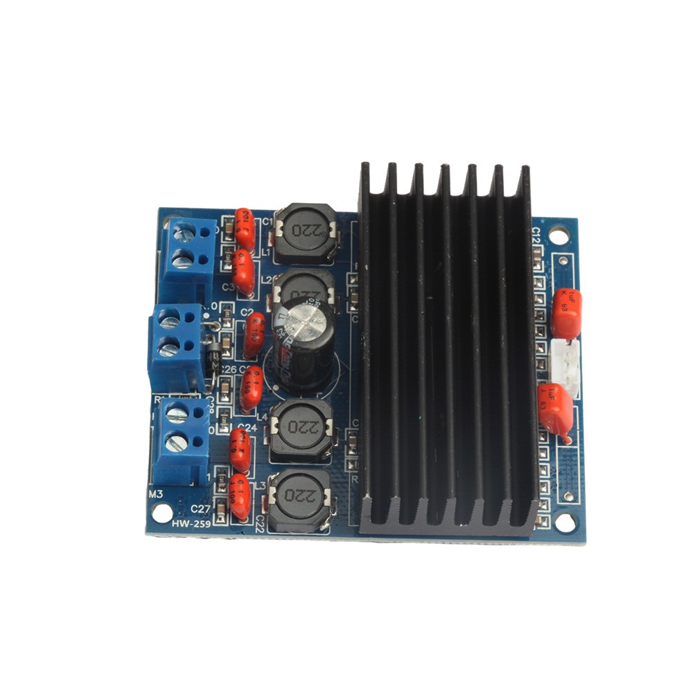 TDA7492 2 x 50W D Class High-Power Digital Amplifier Board AMP Board+ Radiator TDA7492 2 x 50W D Class High-Power Digital Amplifier Board AMP Board+ Radiator
