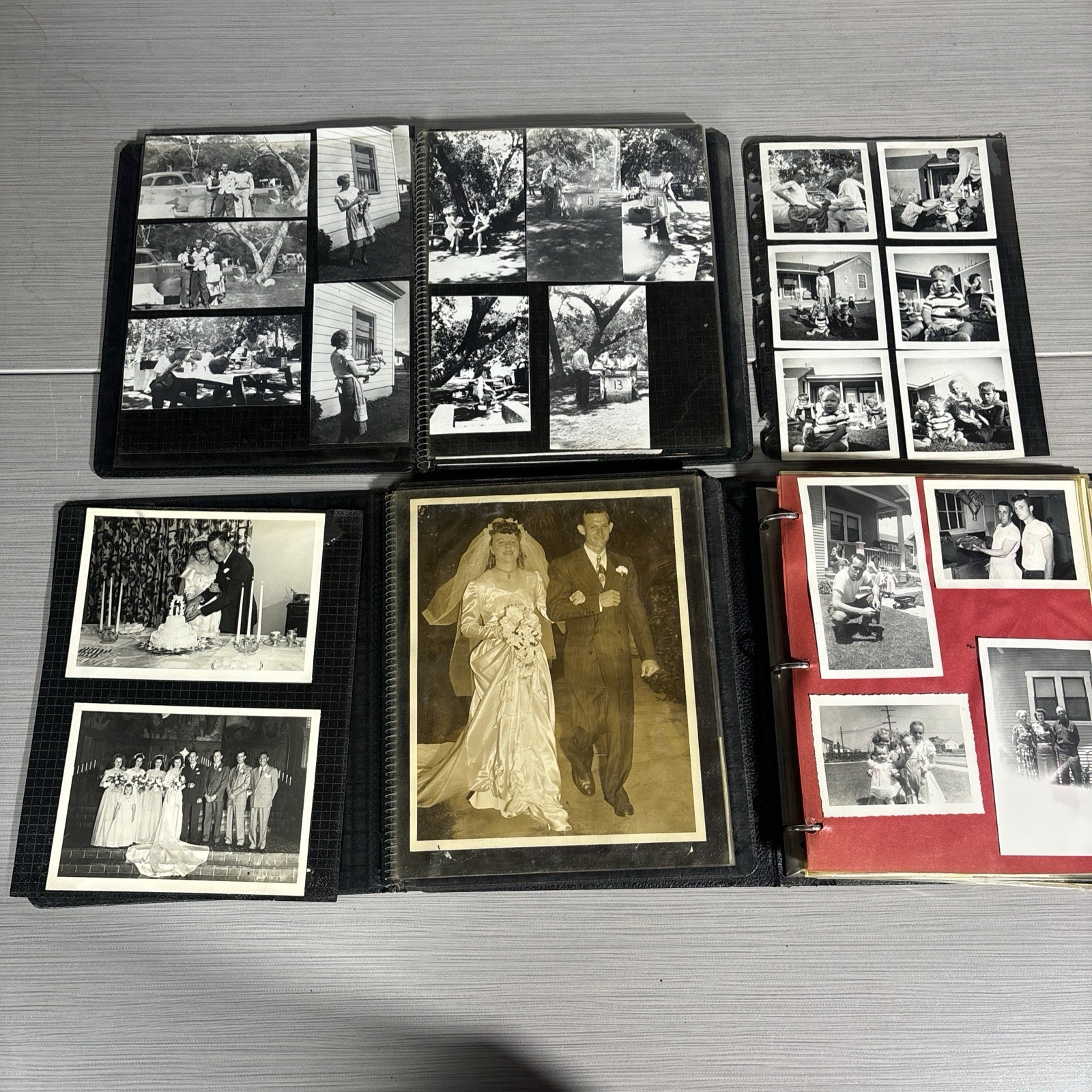 Vintage Photo Lot Album  40s 50s 60s Life 150+ Photographs Freemason Veteran