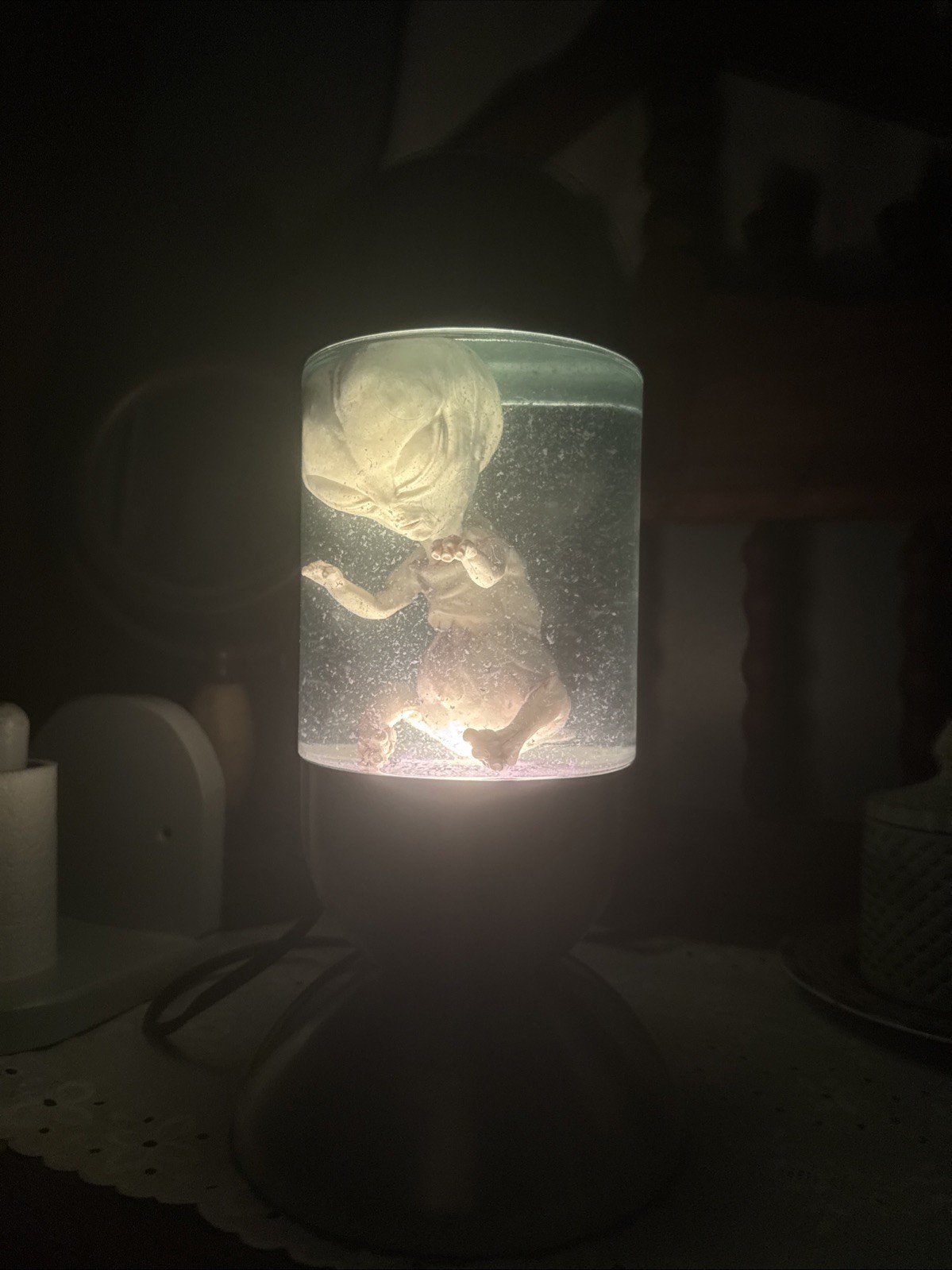 Xemu Xeno Preserved Alien Embryo Lamp 2001 Spencer Gifts VTG HTF TESTED WORKING Xemu Xeno Preserved Alien Embryo Lamp 2001 Spencer Gifts VTG HTF TESTED WORKING