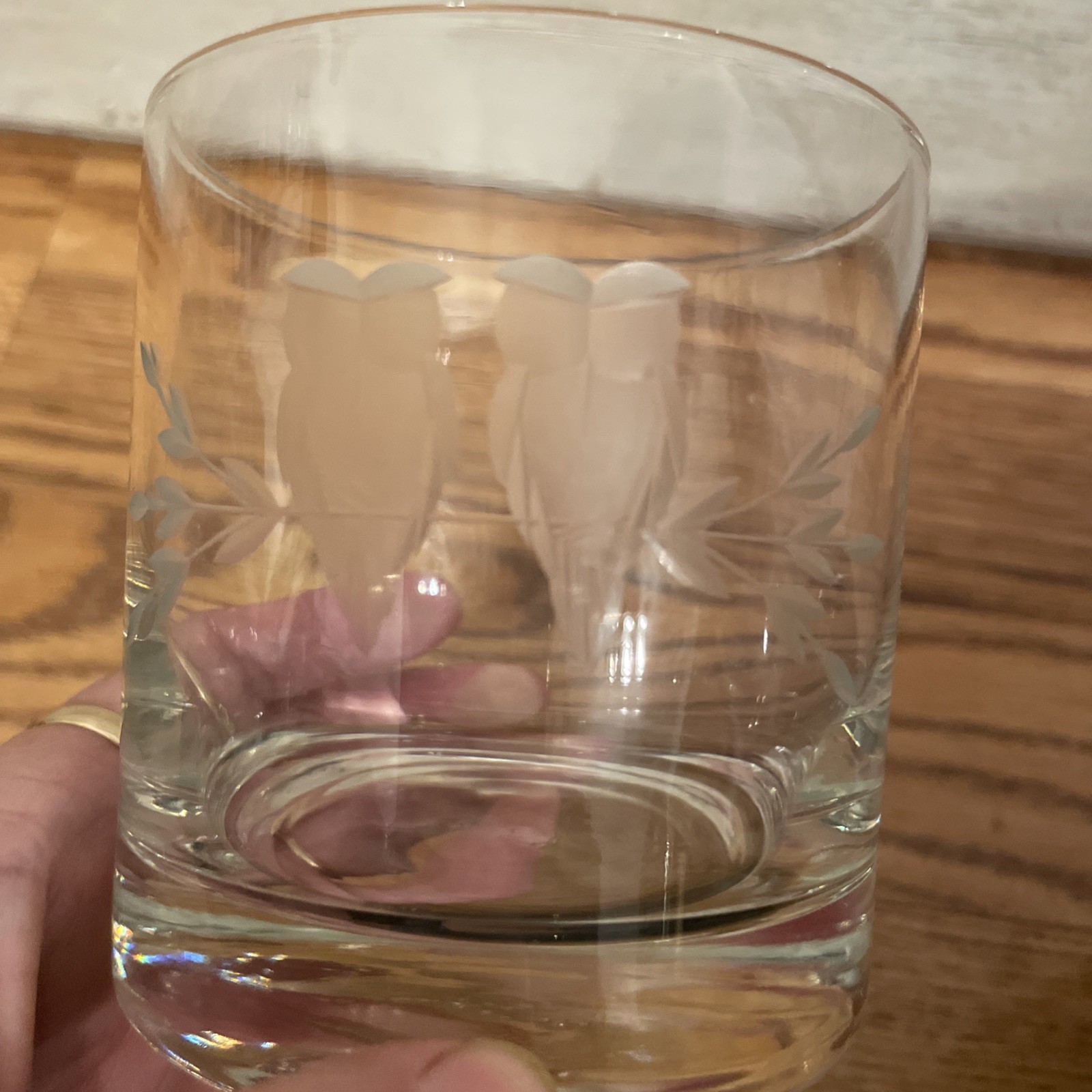 3 Vintage Etched Owls Whiskey Glasses Barware 1960-70’s Lowball Heavy Bottomed 3 Vintage Etched Owls Whiskey Glasses Barware 1960-70’s Lowball Heavy Bottomed