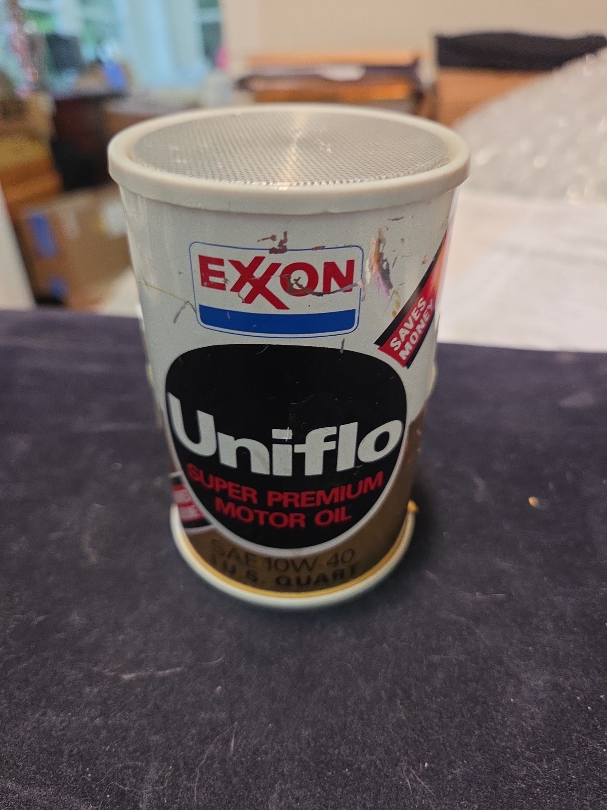 Vintage Exxon Uniflo Advertising Transistor Radio, no cord Vintage Exxon Uniflo Advertising Transistor Radio, no cord