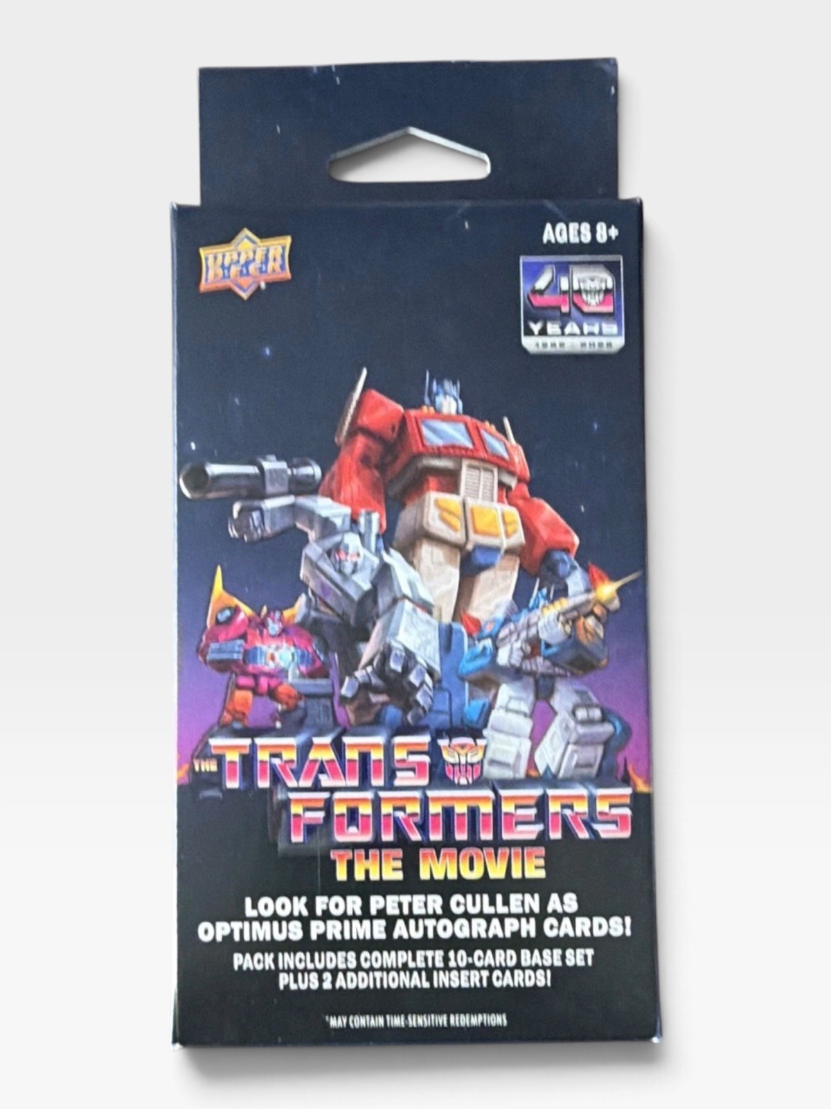 2026 Upper Deck Transformers The Movie 40th Anniversary Trading Cards Sealed 2026 Upper Deck Transformers The Movie 40th Anniversary Trading Cards Sealed
