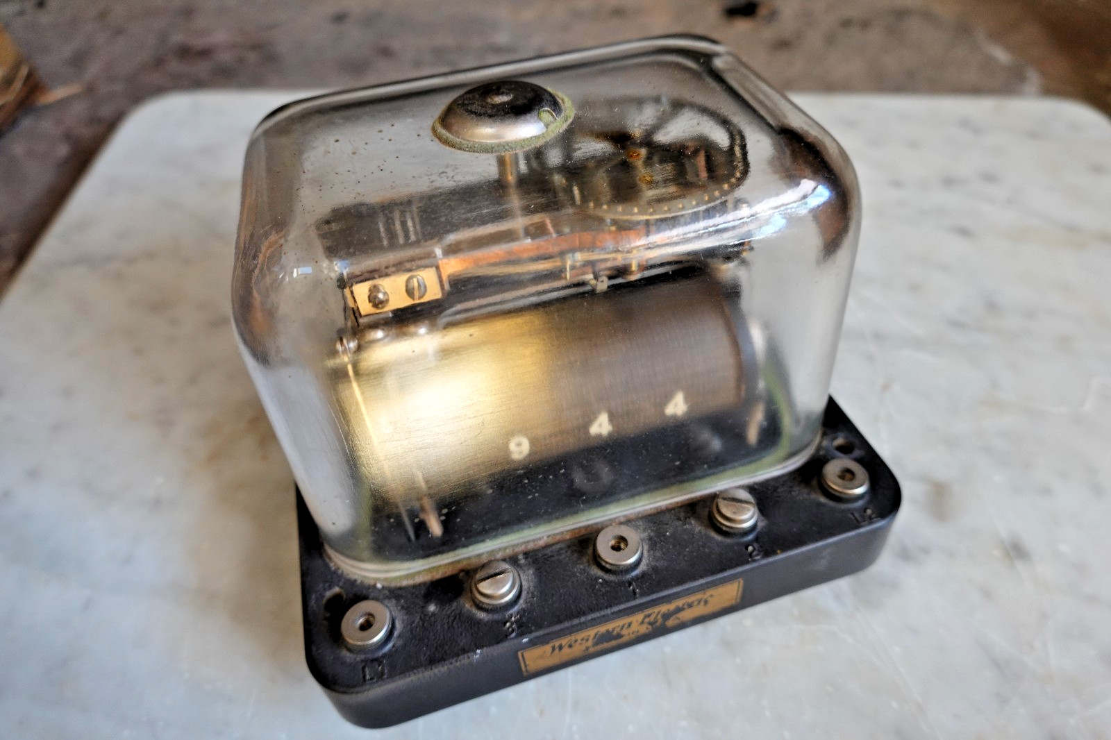 Antique WESTERN ELECTRIC RAILROAD TELEGRAPH "SELECTOR 60-AP" RELAY Pat 1916-20