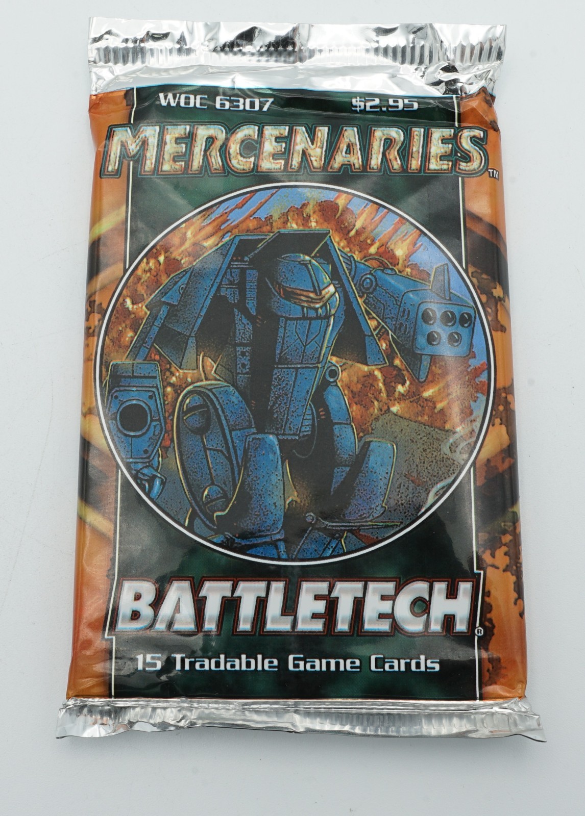 Battletech TCG Mercenaries Booster Pack WOC 6307 Battletech TCG Mercenaries Booster Pack WOC 6307