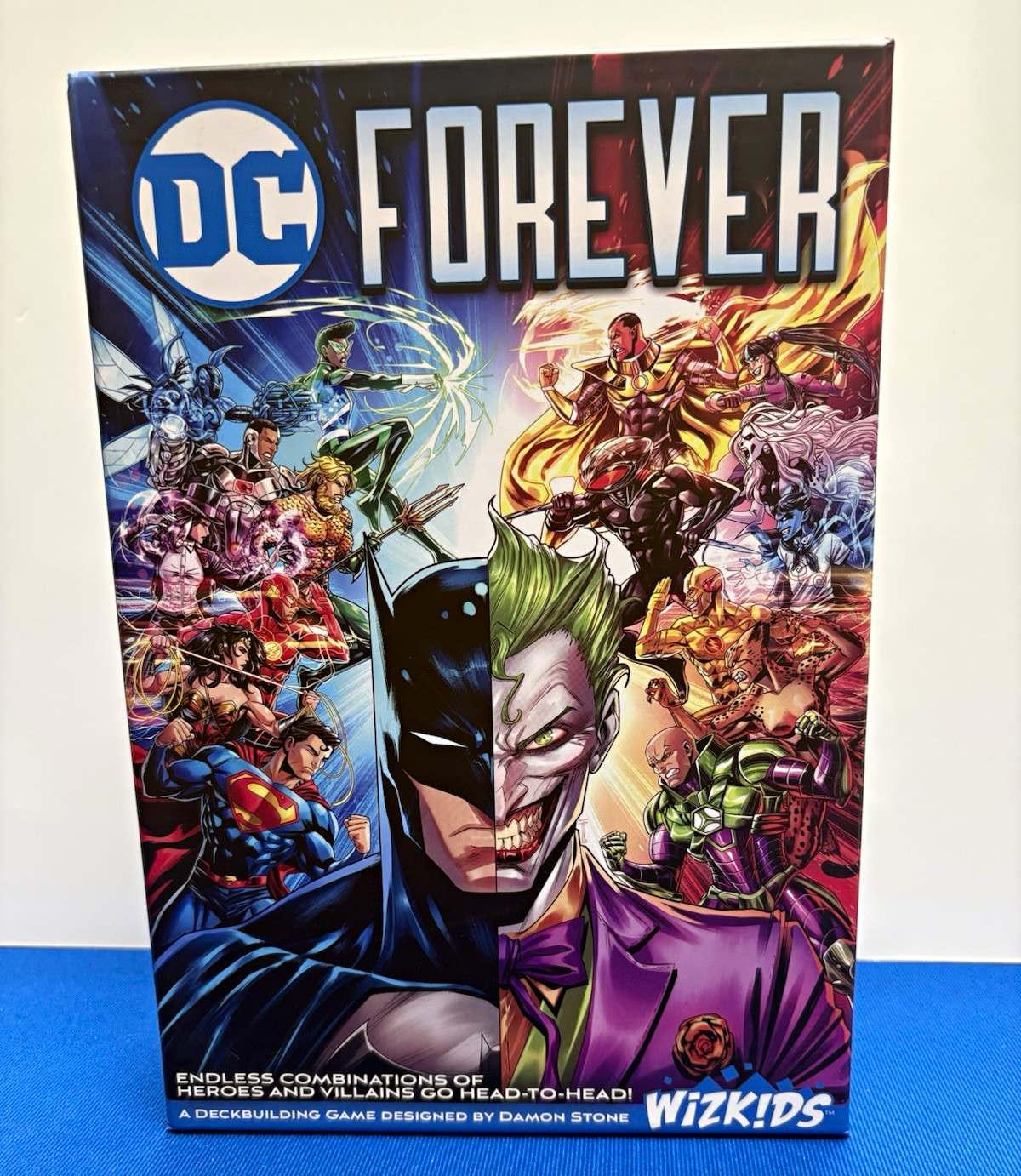 WizKids DC Forever Deck-Building Board Game Batman Joker Superman Green Lantern WizKids DC Forever Deck-Building Board Game Batman Joker Superman Green Lantern