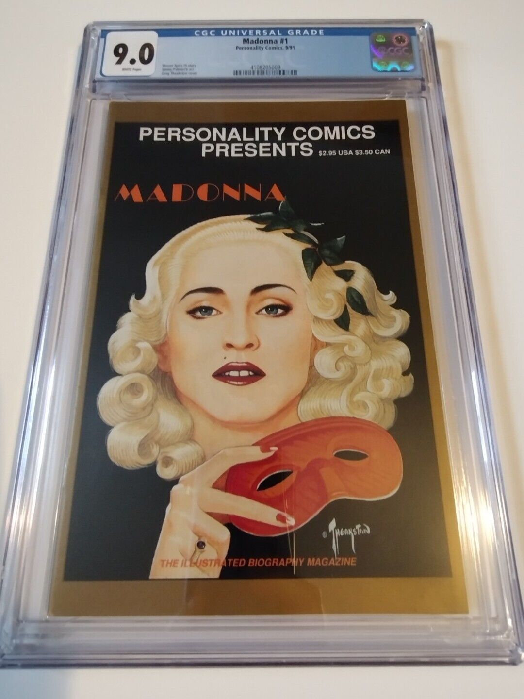 Personality Comics Presents Madonna #1 CGC Graded 9.0