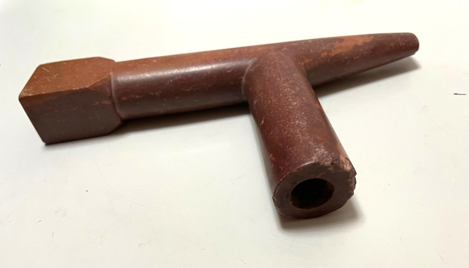 Antique 19th Century Native American Catlinite Stone Peace Pipe Bowl Antique 19th Century Native American Catlinite Stone Peace Pipe Bowl