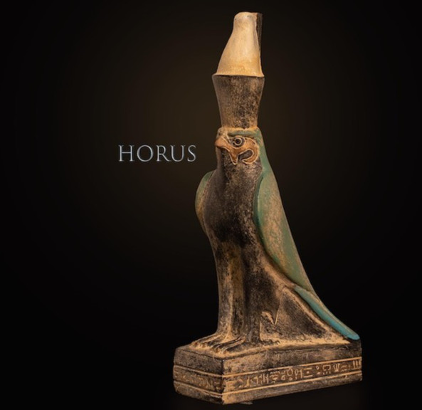 Authentic Ancient Egyptian Antique Rare God Horus Statue Figurine BC Authentic Ancient Egyptian Antique Rare God Horus Statue Figurine BC