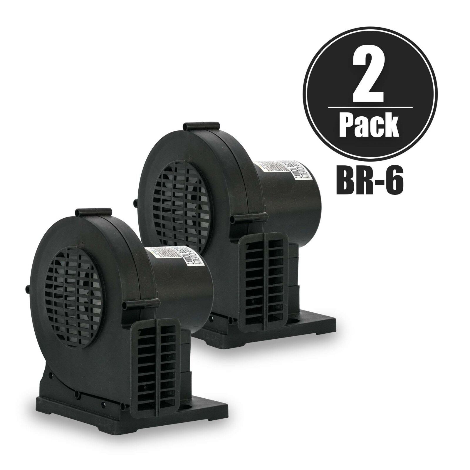 XPOWER BR-6 1/8 HP Indoor Outdoor Holiday Decoration Inflatable Blower 2 Pack