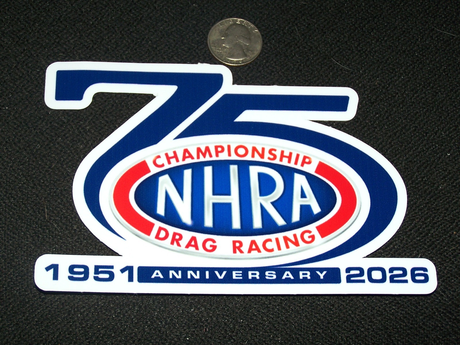 NHRA 75 Year Anniversary - Sticker Drag Racing Hot Rod Performance NHRA 75 Year Anniversary - Sticker Drag Racing Hot Rod Performance