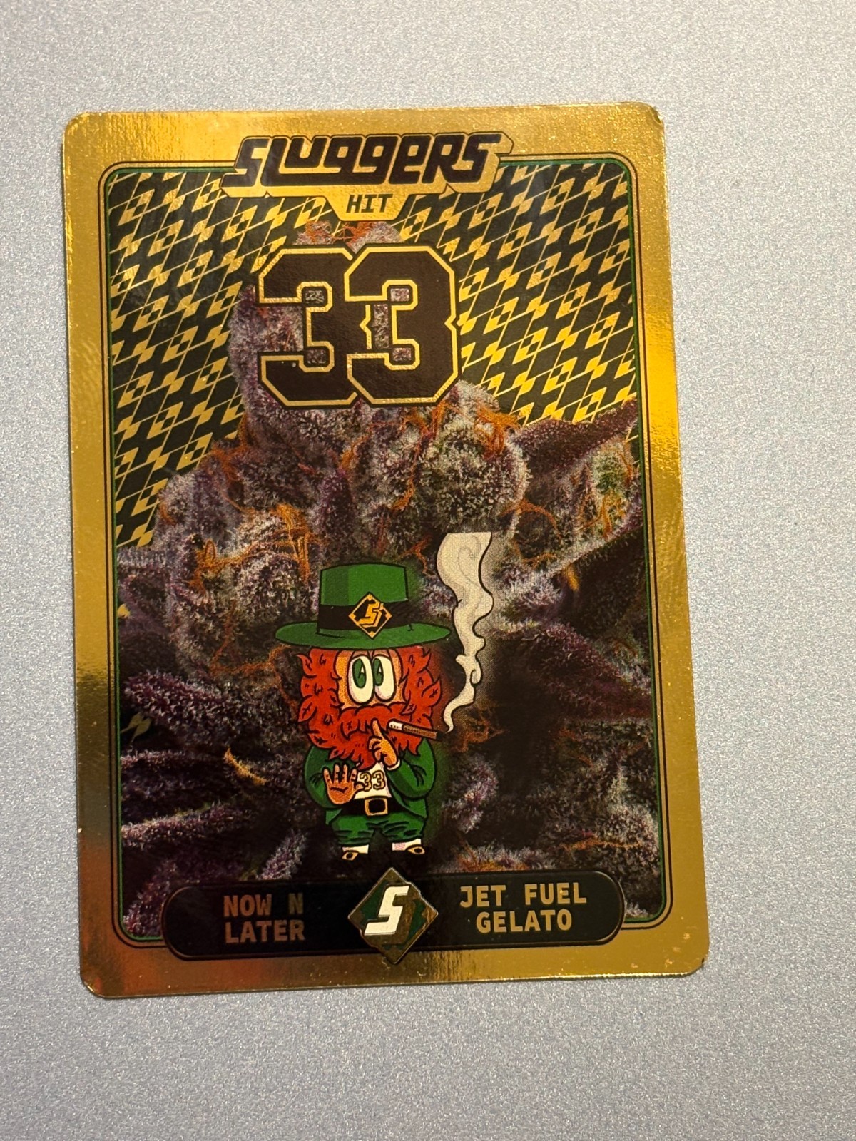 Sluggers Hit Collectible Trading Card Featuring Their "33" Hybrid Strain 