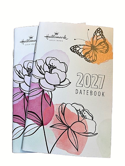 Set of 2 Hallmark 2027 14 Month Datebook Planner Write & Remember Important Info Set of 2 Hallmark 2027 14 Month Datebook Planner Write & Remember Important Info