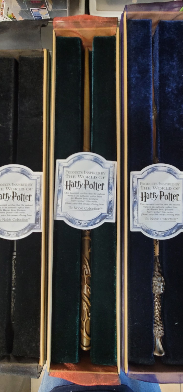 The Noble Collection Harry Potter Replica Collectible Wands Set