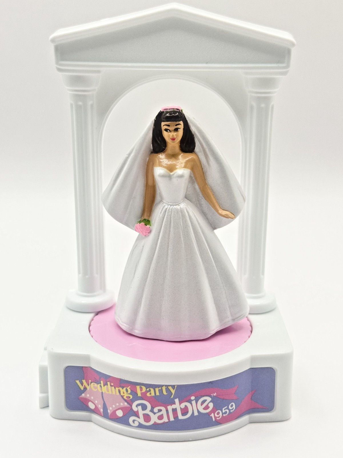 Vtg 1989 Miniature Barbie Wedding Party 1959 Loose Figurine Arco Mattel 7478 Vtg 1989 Miniature Barbie Wedding Party 1959 Loose Figurine Arco Mattel 7478