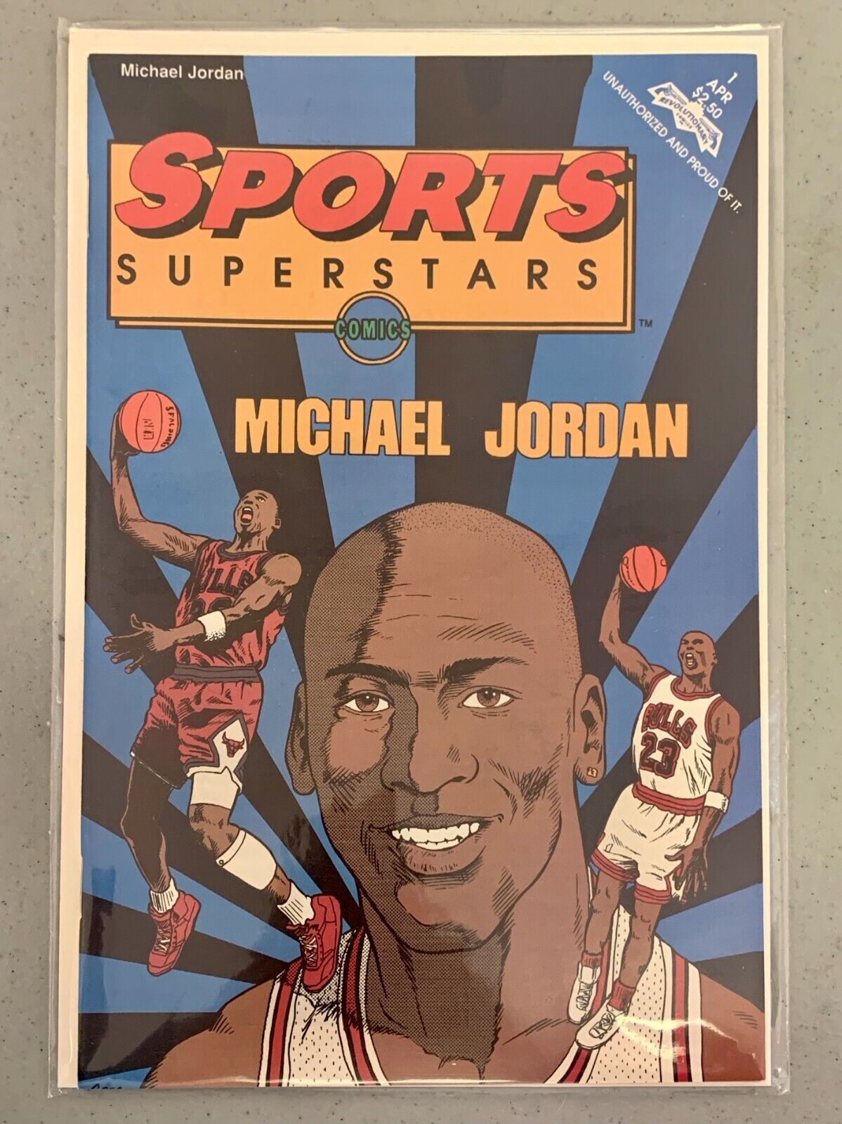 1992 Michael Jordan Sports Superstars Comic Book Revolutionary Comics Brand New
