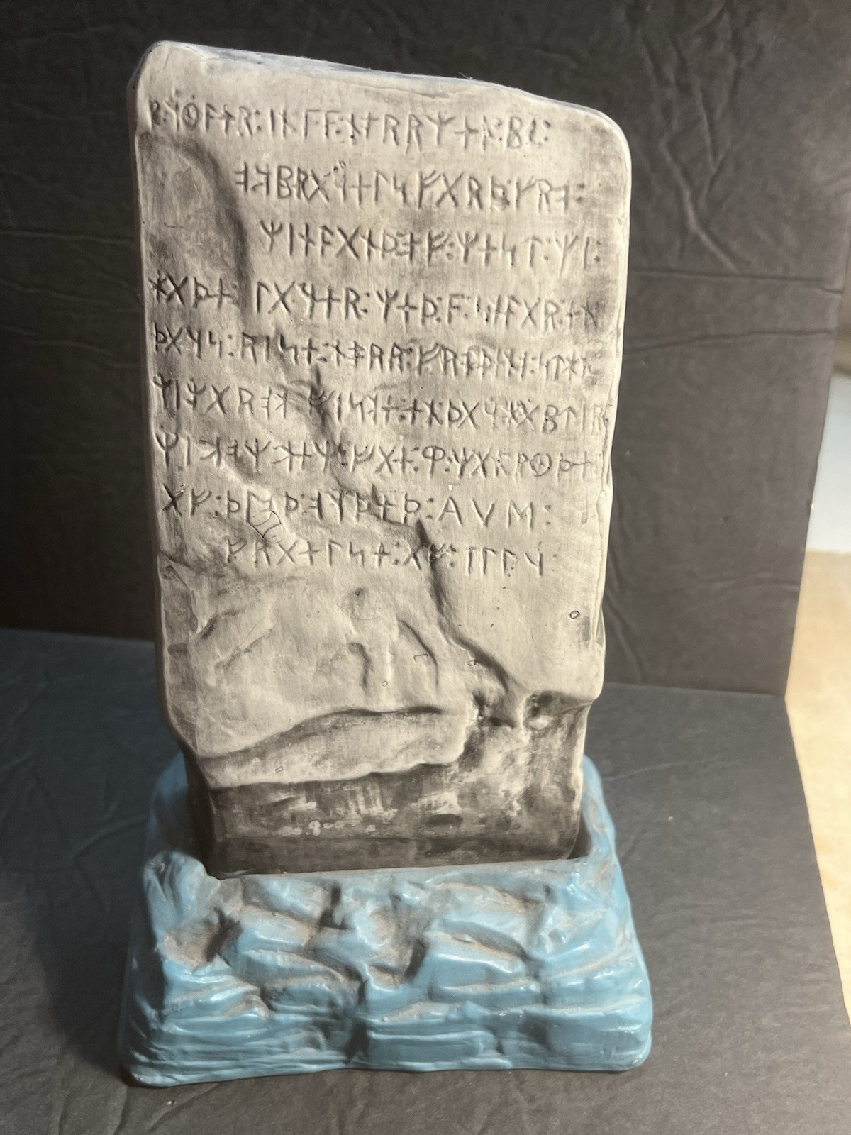 Vtg Kensington Runestone Souvenir Replica Alexandria Minnesota Lola’s Ceramics