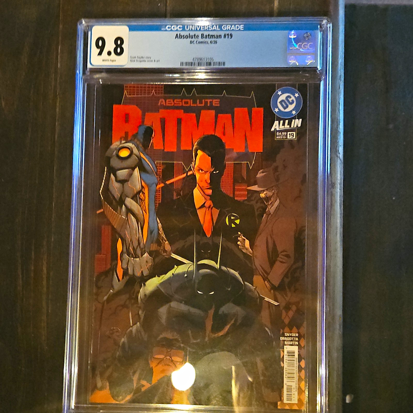 Absolute Batman #19 (2025 DC Comics) CGC 9.8 Near Mint/Mint Snyder Absolute Batman #19 (2025 DC Comics) CGC 9.8 Near Mint/Mint Snyder