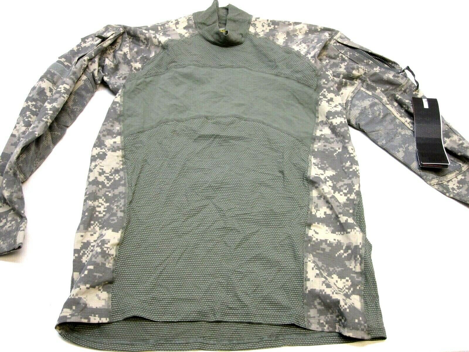 NEW MASSIF ARMY ACU DIGITAL COMBAT SHIRT UCP LARGE FR TOP FIRE RETARDANT LRG NEW MASSIF ARMY ACU DIGITAL COMBAT SHIRT UCP LARGE FR TOP FIRE RETARDANT LRG