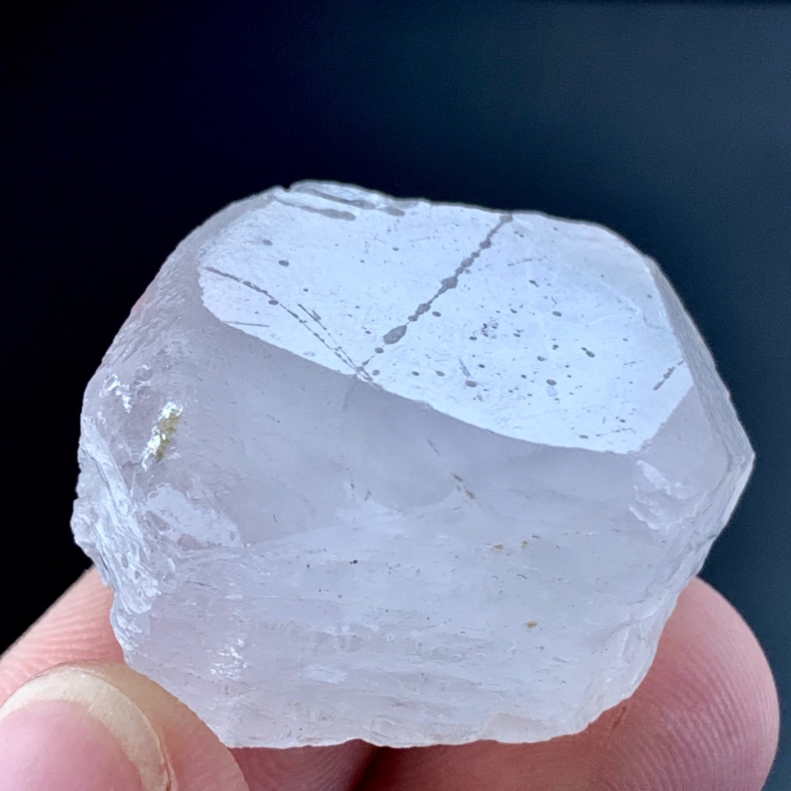 106 CT Terminated Natural Pink Morganite Crystal  From Afghanistan