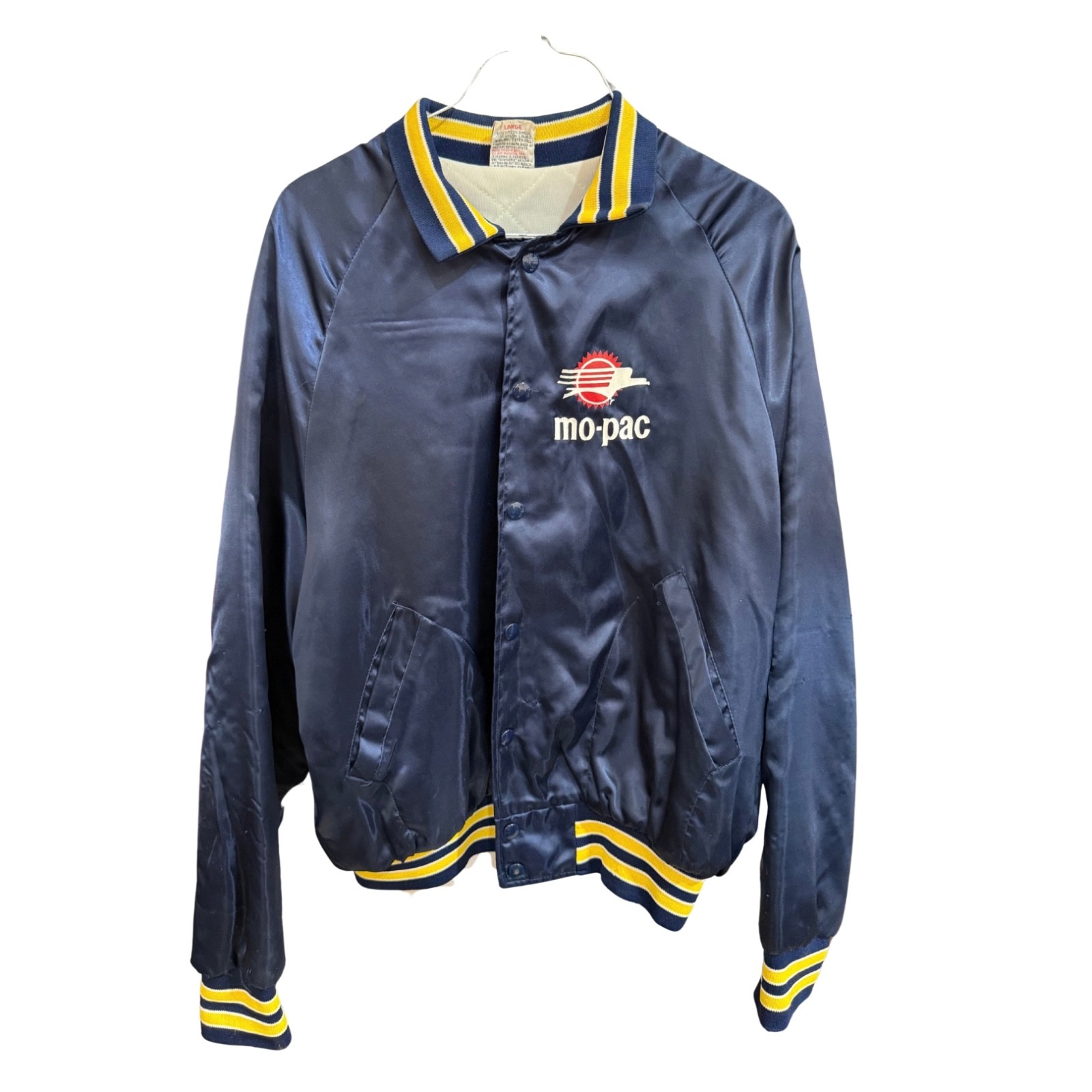 Vintage Mo-Pac Missouri Pacific Railroad Aristo Jac Satin Bomber Jacket L USA Vintage Mo-Pac Missouri Pacific Railroad Aristo Jac Satin Bomber Jacket L USA