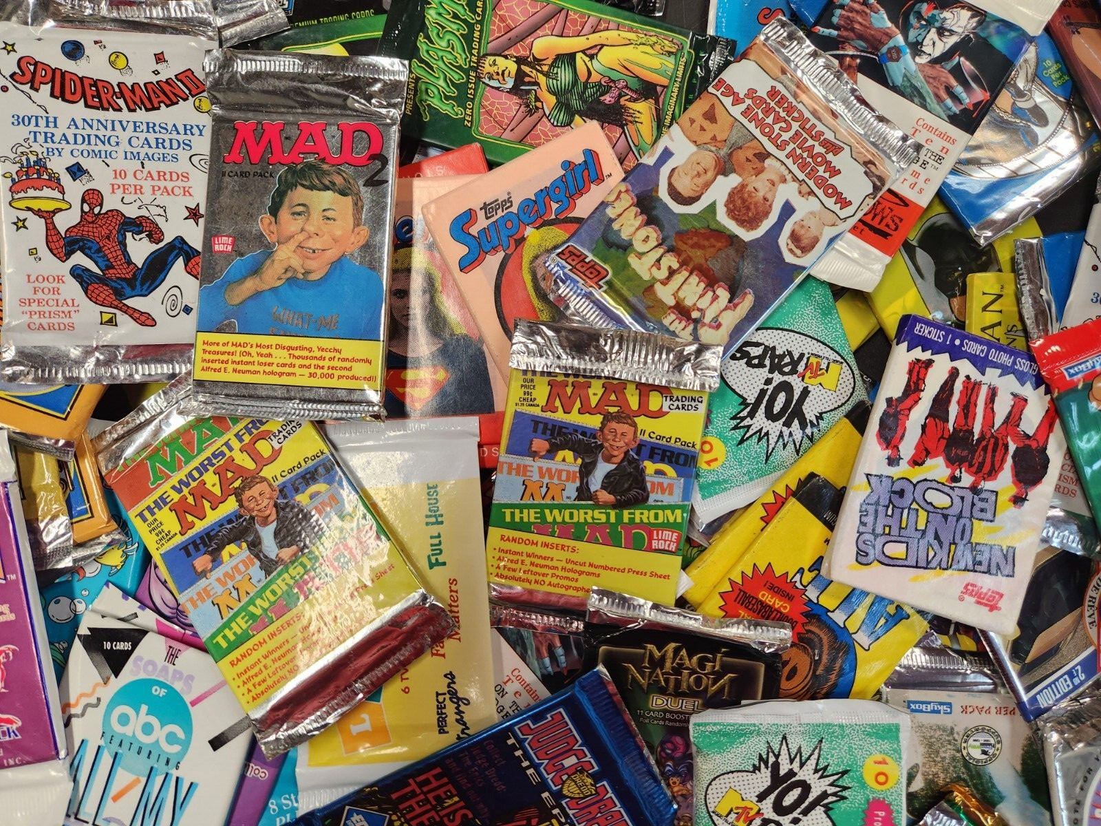 ESTATE SALE- Lot of 10 Old Vintage Unopened packs of NON-SPORTS CARDS ESTATE SALE- Lot of 10 Old Vintage Unopened packs of NON-SPORTS CARDS