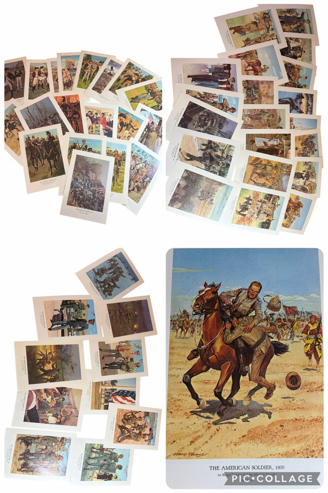 Lot 50 Charles McBarron American Soldier Prints Military History Art 9x13 Lot 50 Charles McBarron American Soldier Prints Military History Art 9x13