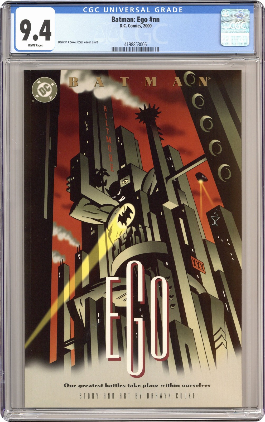 Batman Ego #1 CGC 9.4 2000 4198853006 Batman Ego #1 CGC 9.4 2000 4198853006