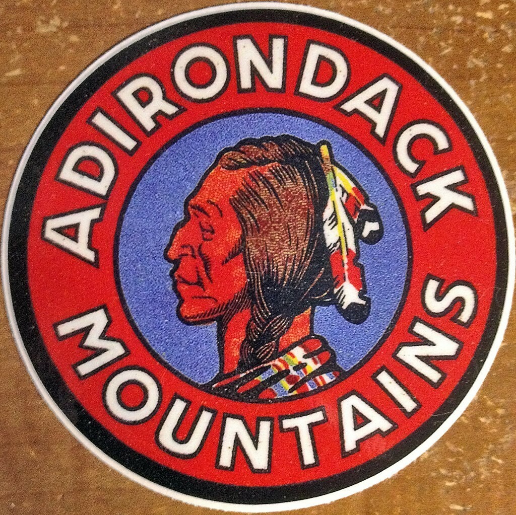 1950's Adirondack Travel Decal Reproduction, 3” Vinyl Sticker 1950's Adirondack Travel Decal Reproduction, 3” Vinyl Sticker