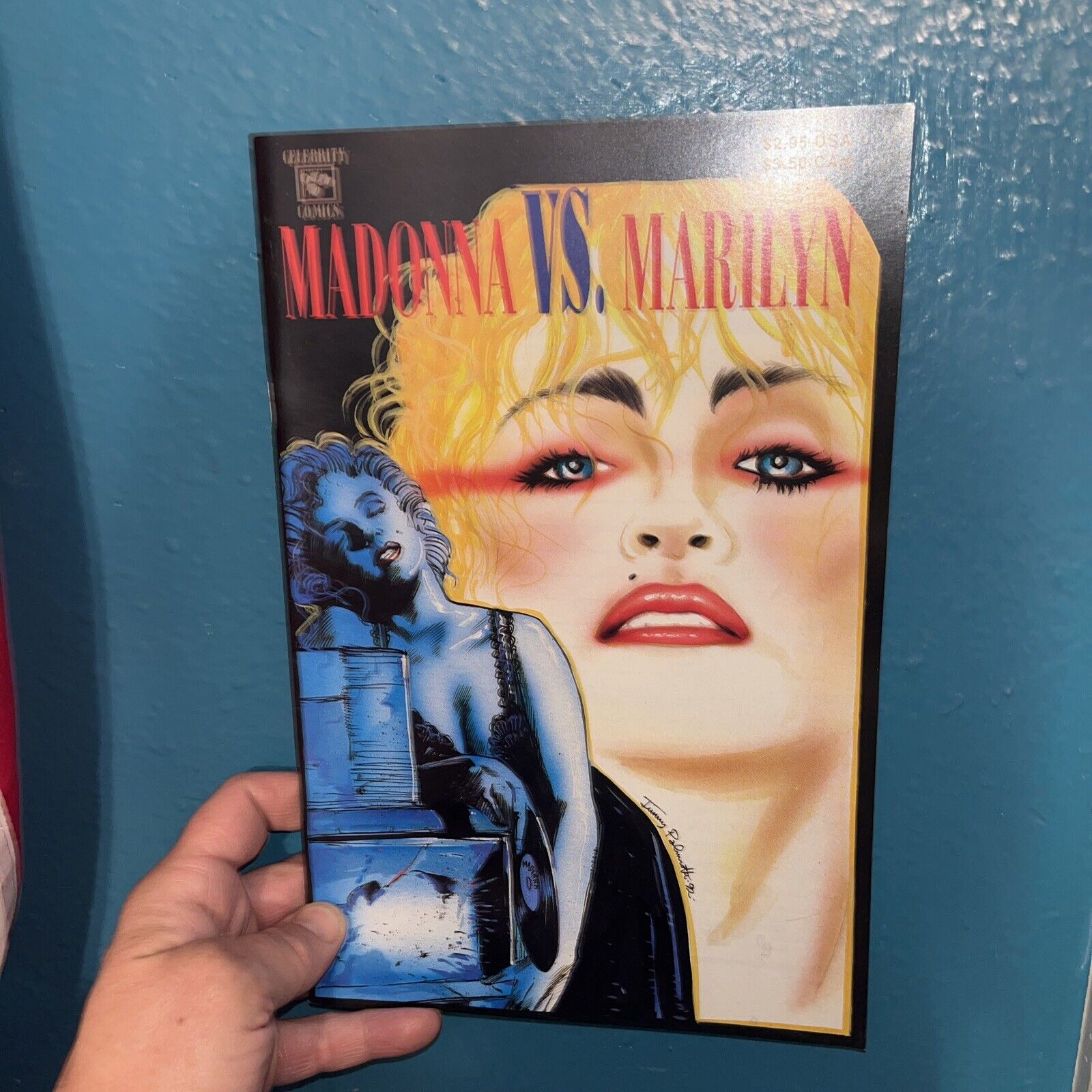 Madonna vs. Marilyn Celebrity Comics April 1992 1990s Vtg Comic Book