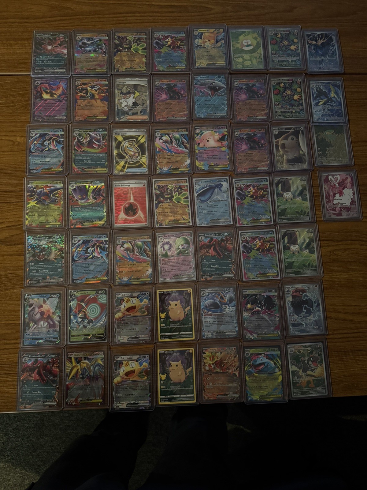 Pokemon Card Lot Of 53 V, Ex, IR. Pokemon Card Lot Of 53 V, Ex, IR.
