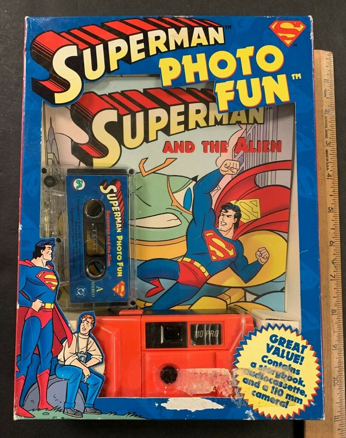 1998 INCHWORM PRESS DC COMICS SUPERMAN PHOTO FUN IN BOX (AA) 9821