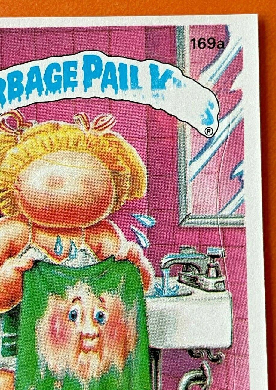 1986 Topps OS5 Garbage Pail Kids 169a DEE FACED Trading Card MISS BANNER ERROR