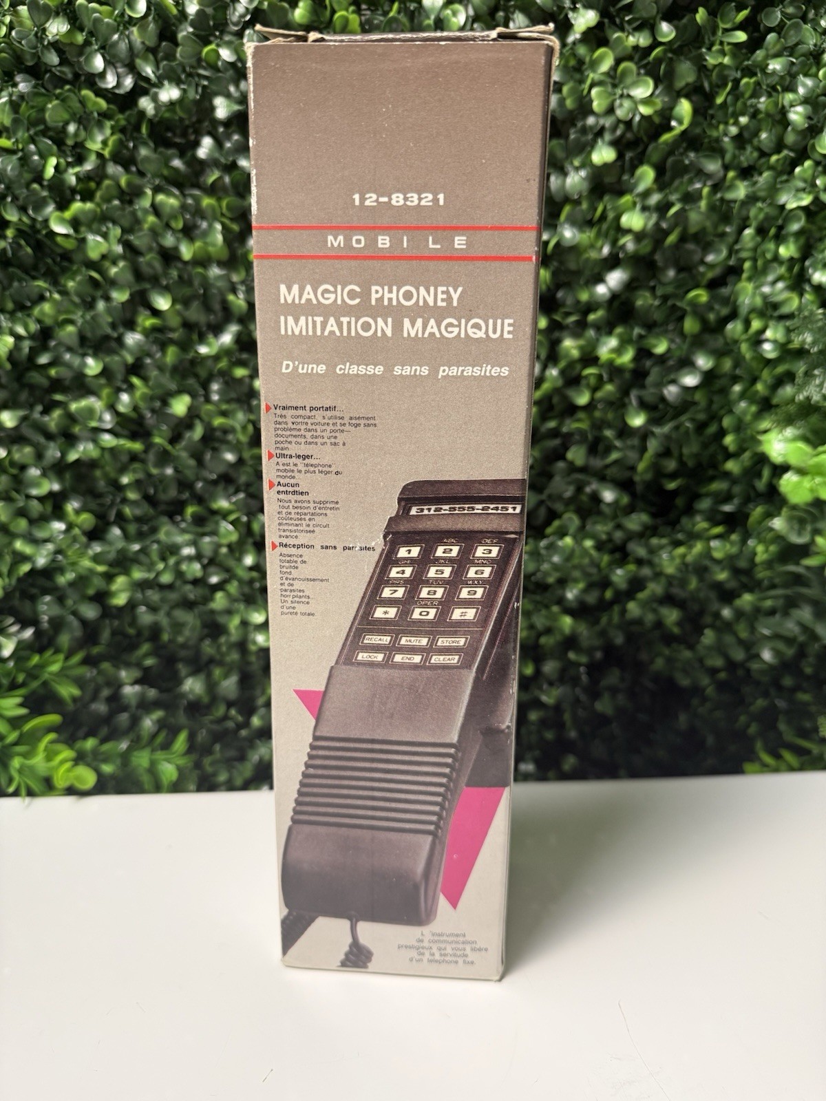 Vintage Magic Phoney Mobile Car Telephone Novelty Fake Phone 12-8321 NOS Box Vintage Magic Phoney Mobile Car Telephone Novelty Fake Phone 12-8321 NOS Box
