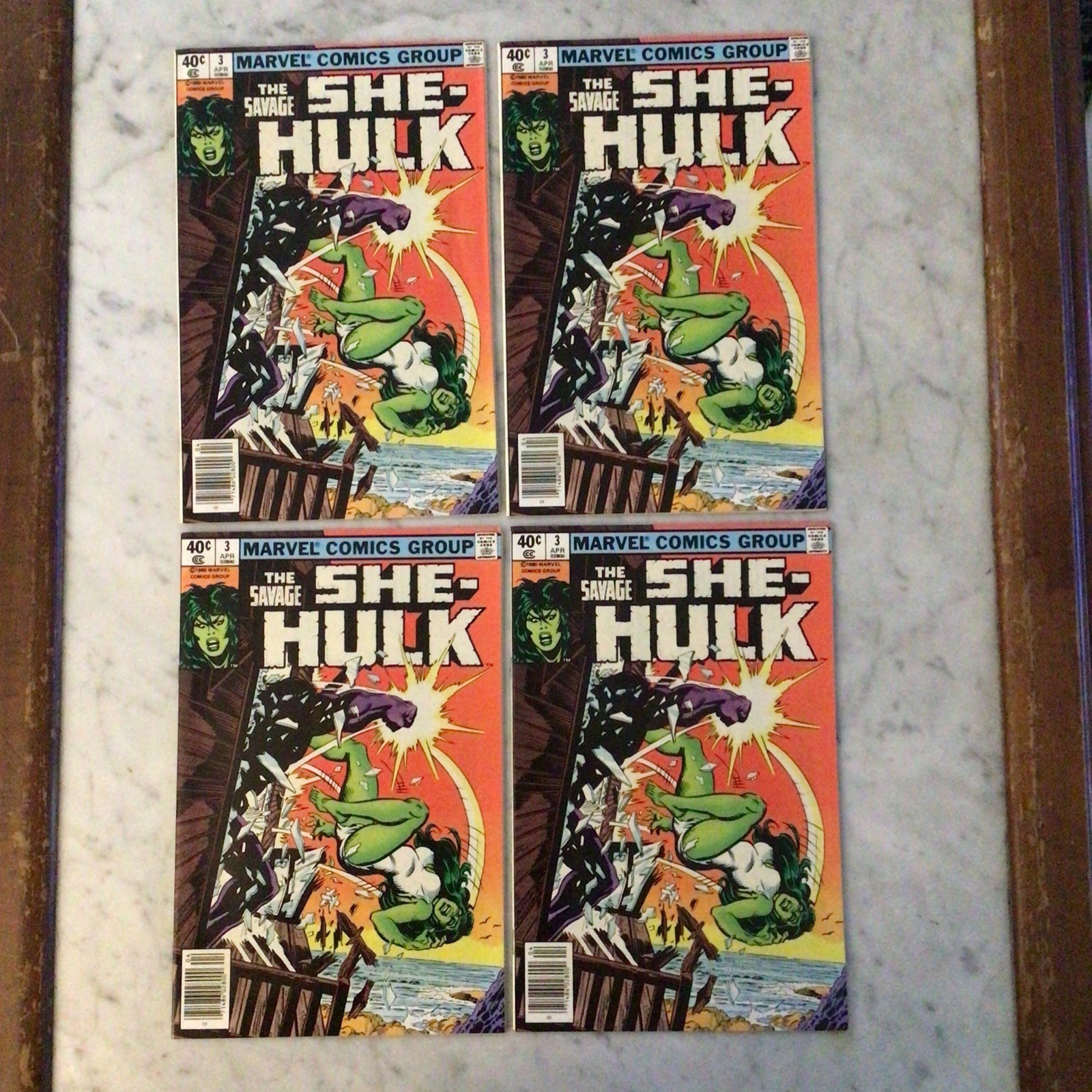 SAVAGE SHE-HULK No. 3 New NM 3rd Appearance She-Hulk. 4 Copies Marvel 1980