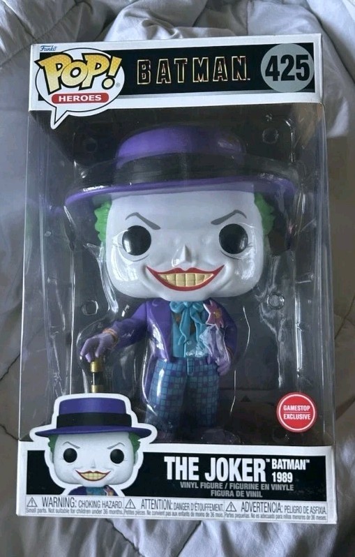Funko Pop Vinyl Jumbo 10 in: DC Universe - The Joker Batman 1989 (Jumbo) Funko Pop Vinyl Jumbo 10 in: DC Universe - The Joker Batman 1989 (Jumbo)