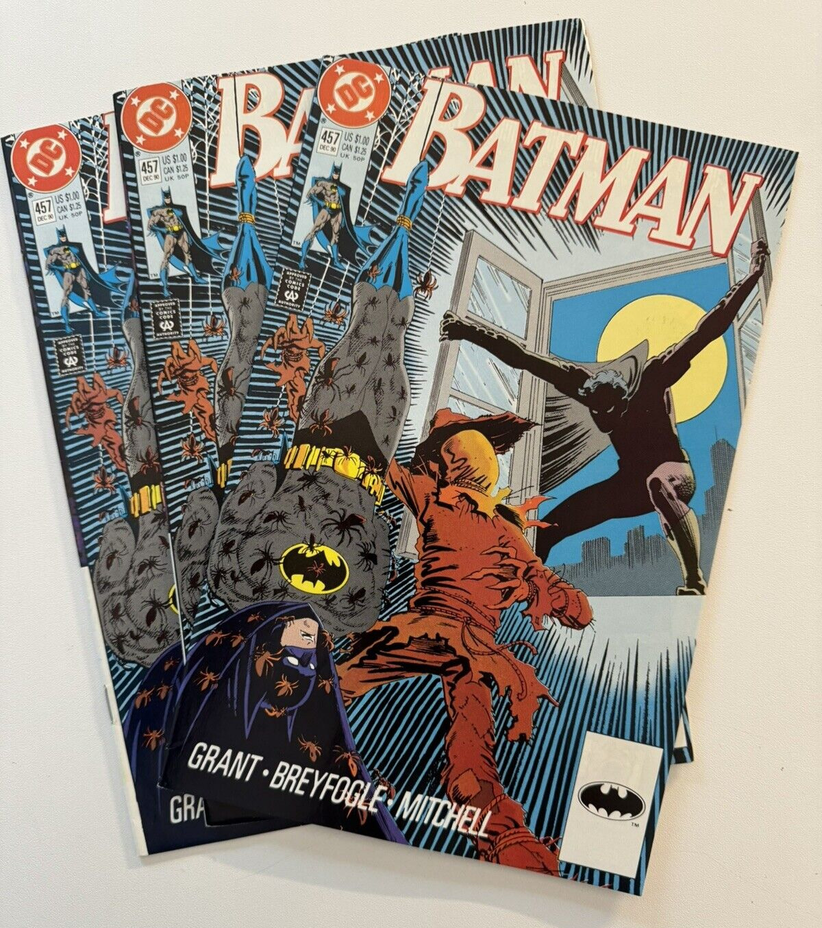 Batman #457 - 1990 1st Tim Drake Robin Scarecrow - Lot of 3 Comics