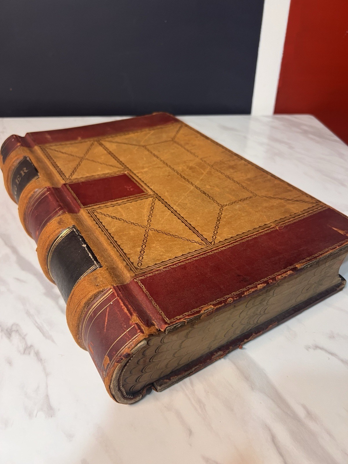 Antique 1893-94 Railroad Freight Ledger Pontiac MI Leather Bound Account Book Antique 1893-94 Railroad Freight Ledger Pontiac MI Leather Bound Account Book