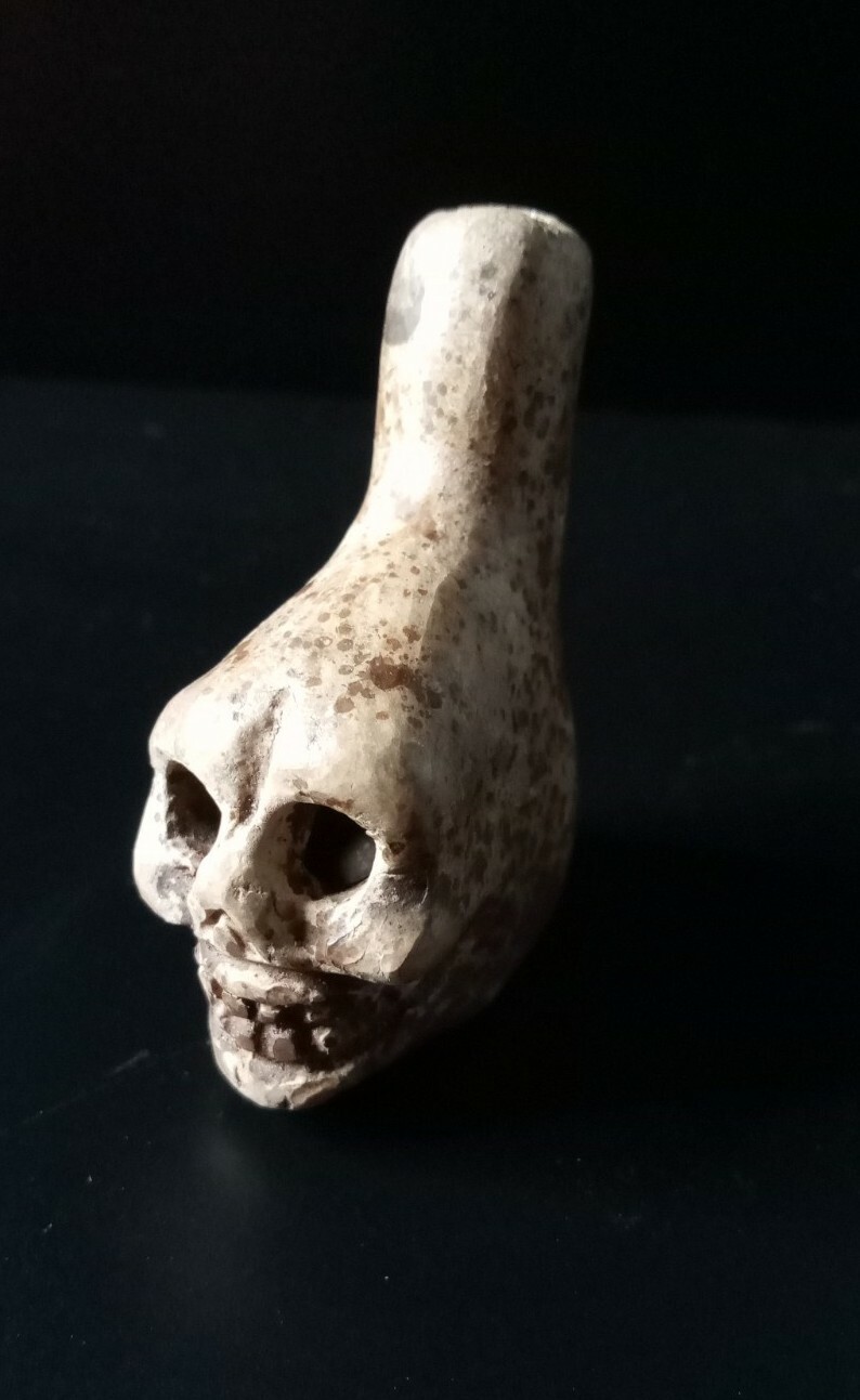 Death Whistle, Loud, Natural, Small, Real, Aztec, Maya, Original, Hand Crafted. Death Whistle, Loud, Natural, Small, Real, Aztec, Maya, Original, Hand Crafted.