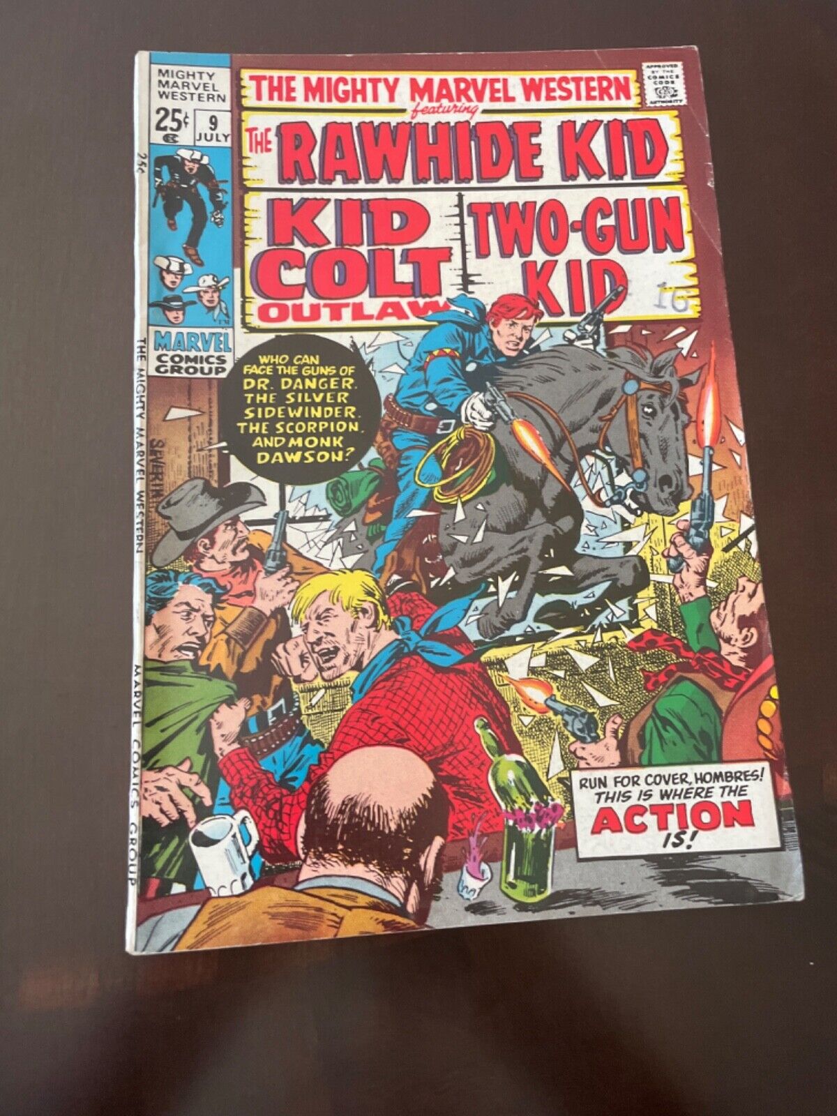 The Mighty Marvel Western #9 Vol 1 (Marvel, 1970) High Grade Rawhide Kid