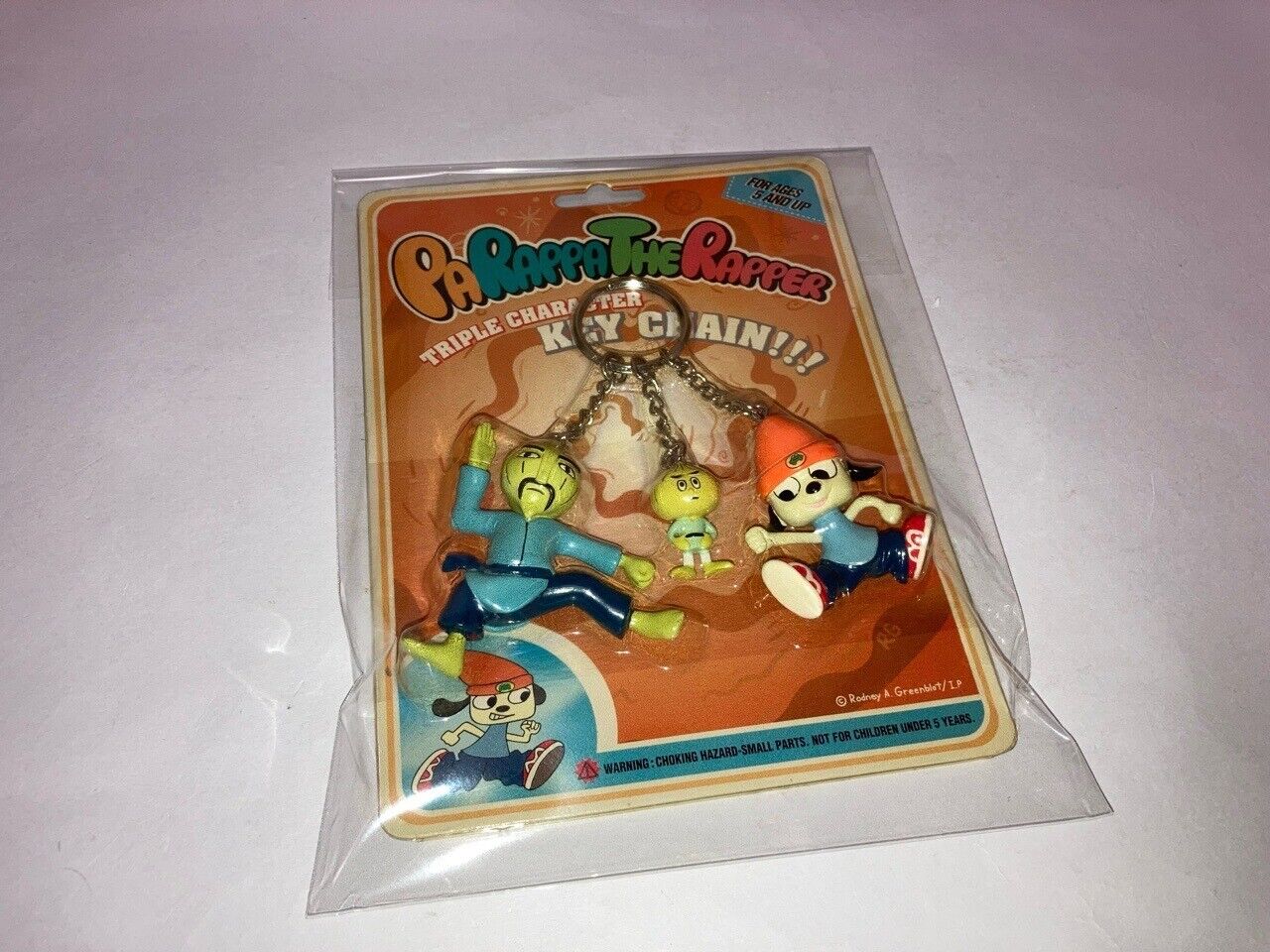 New PaRappa the Rapper 3 Type Keychain pack Sony PS In Stock B Japan import