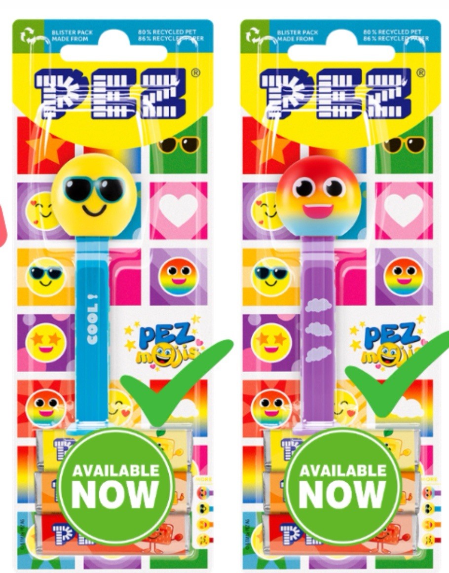 Brand New Cool And Cloud European Emoji Pez European Only Set Of Two Carded Brand New Cool And Cloud European Emoji Pez European Only Set Of Two Carded
